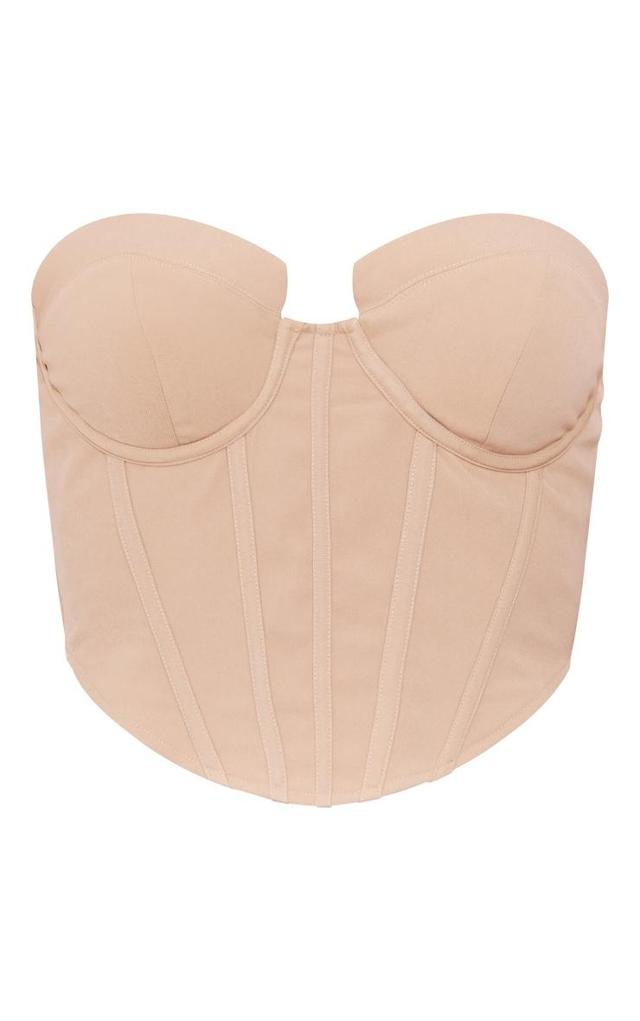 Stone Structured Strapless Corset Product Image