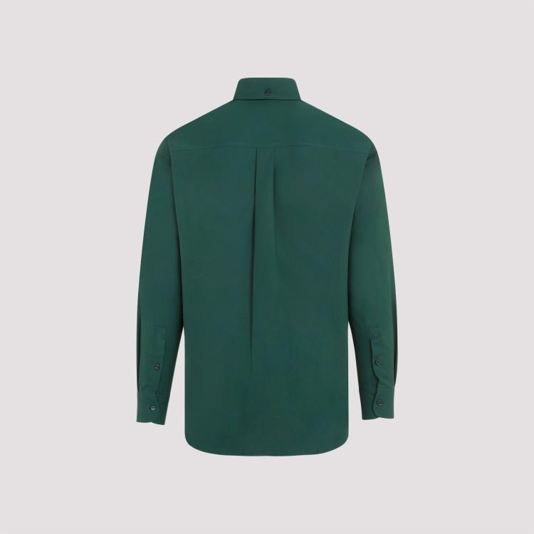 Cotton Shirt In Green Product Image