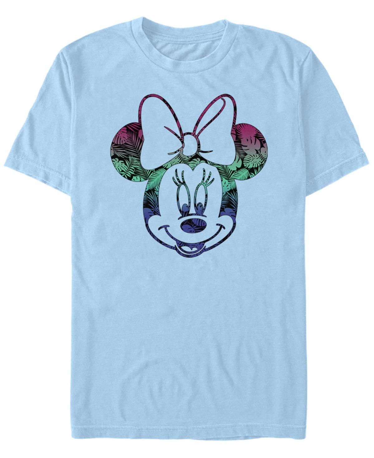 Mens Disney Mickey And Friends Minnie Tropical Gradient Fill Tee Product Image