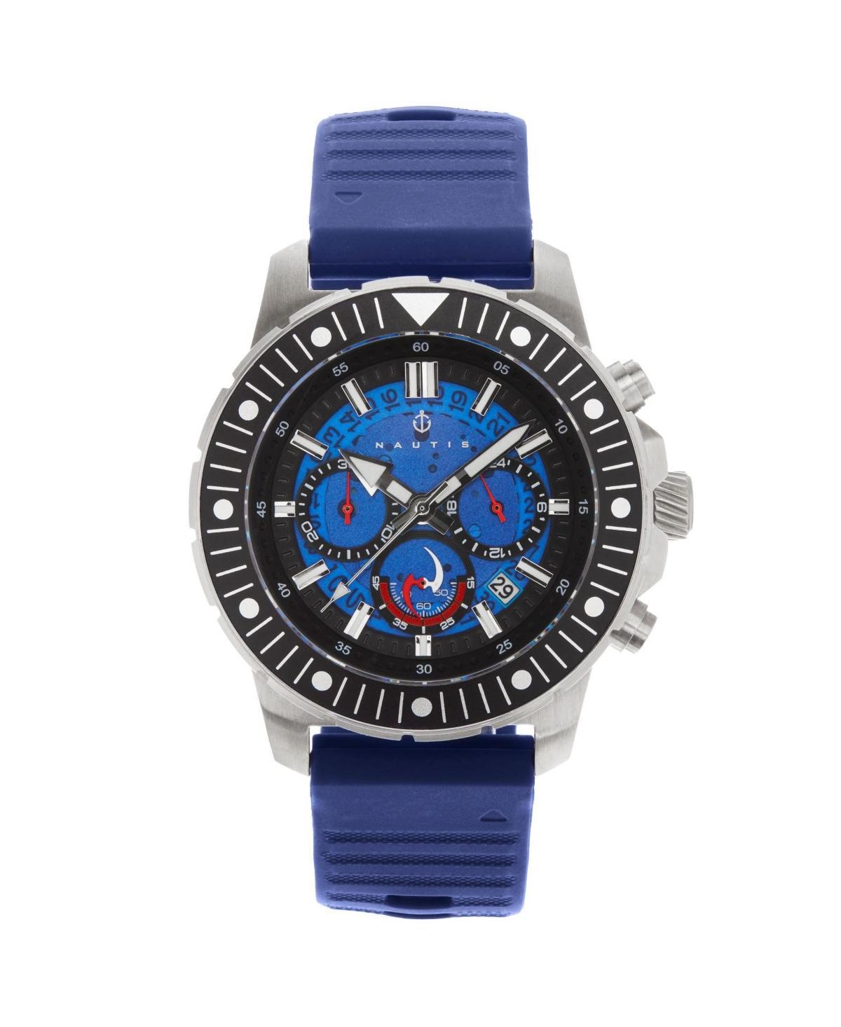 Nautis Men Caspian Rubber Watch 45mm - Navy Product Image