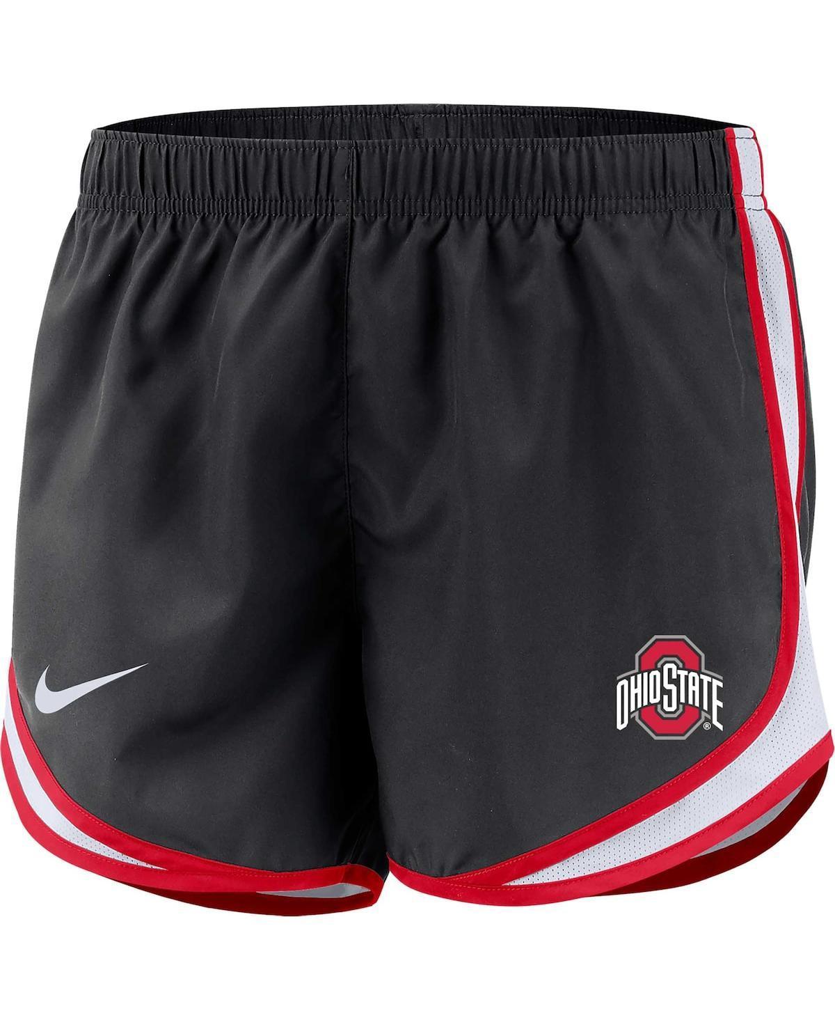 Womens Nike Black Ohio State Buckeyes Tempo Performance Shorts Product Image