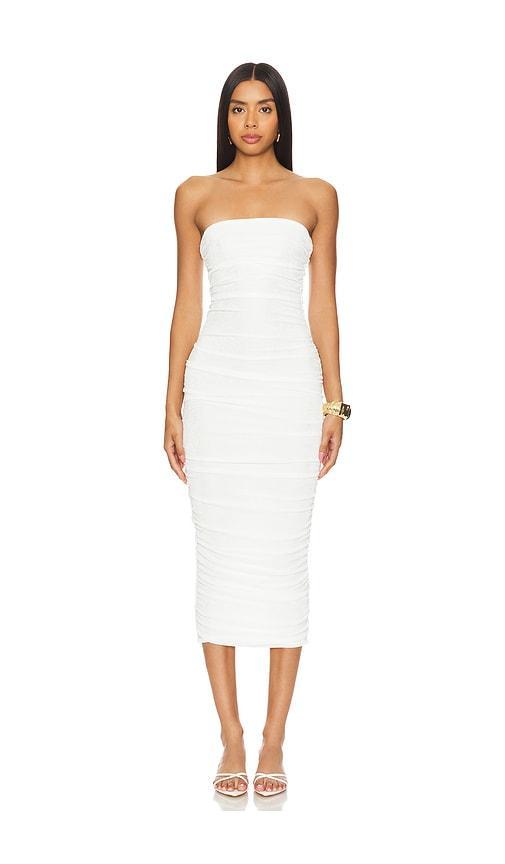 Martha Strapless Midi Dress Product Image