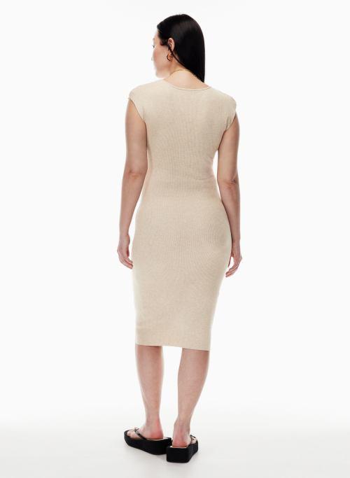 cut-out knit midi dress Product Image