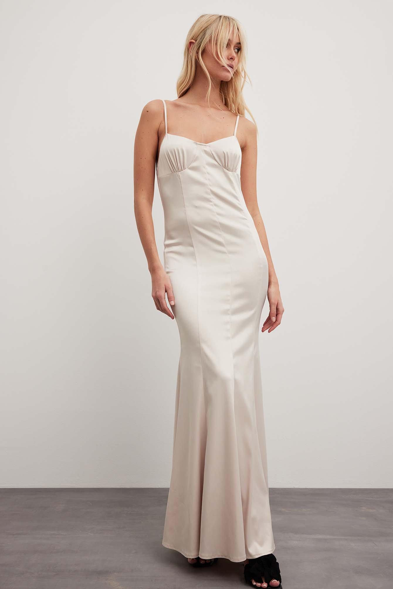 Satin Maxi Dress Product Image