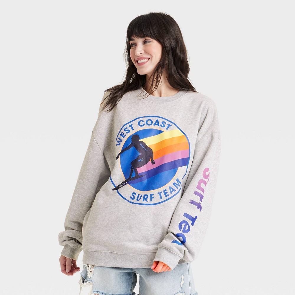 Womens West Coast Surf Team Graphic Sweatshirt Product Image