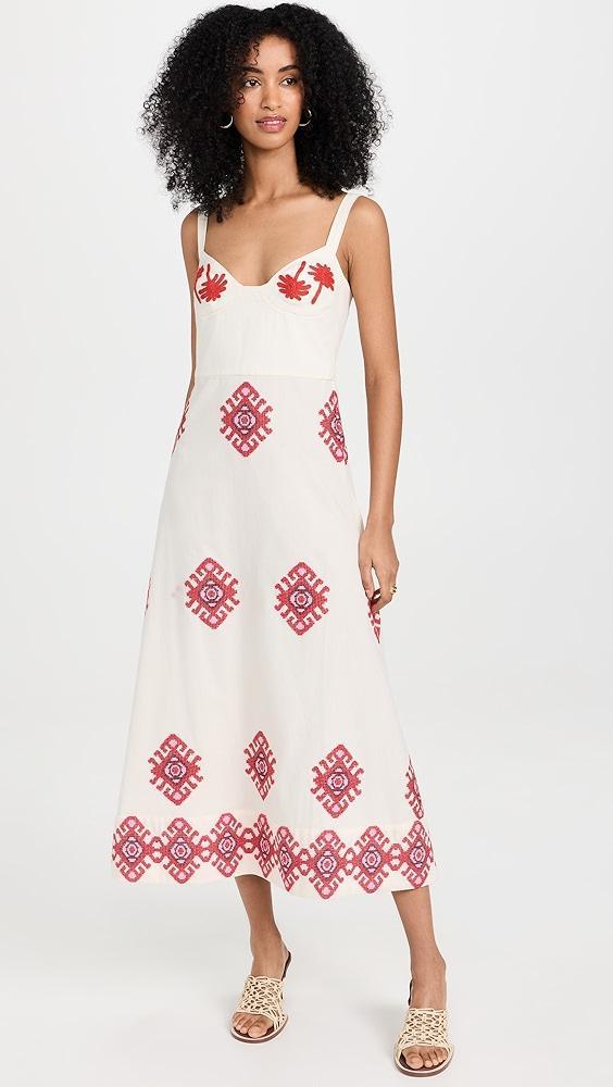 Johanna Ortiz Enkai Midi Dress | Shopbop Product Image