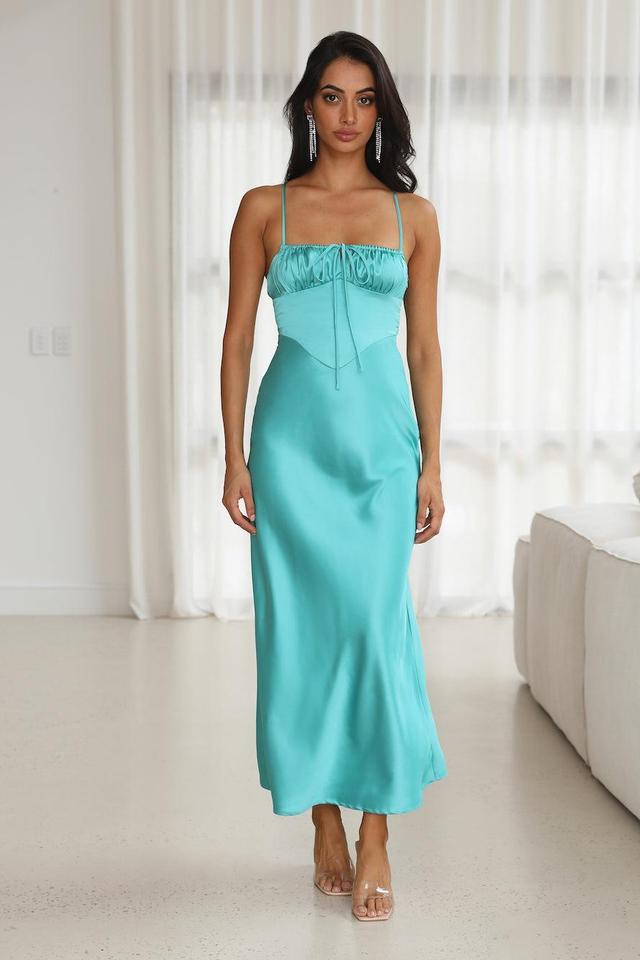 Fave Passages Midi Dress Teal Product Image