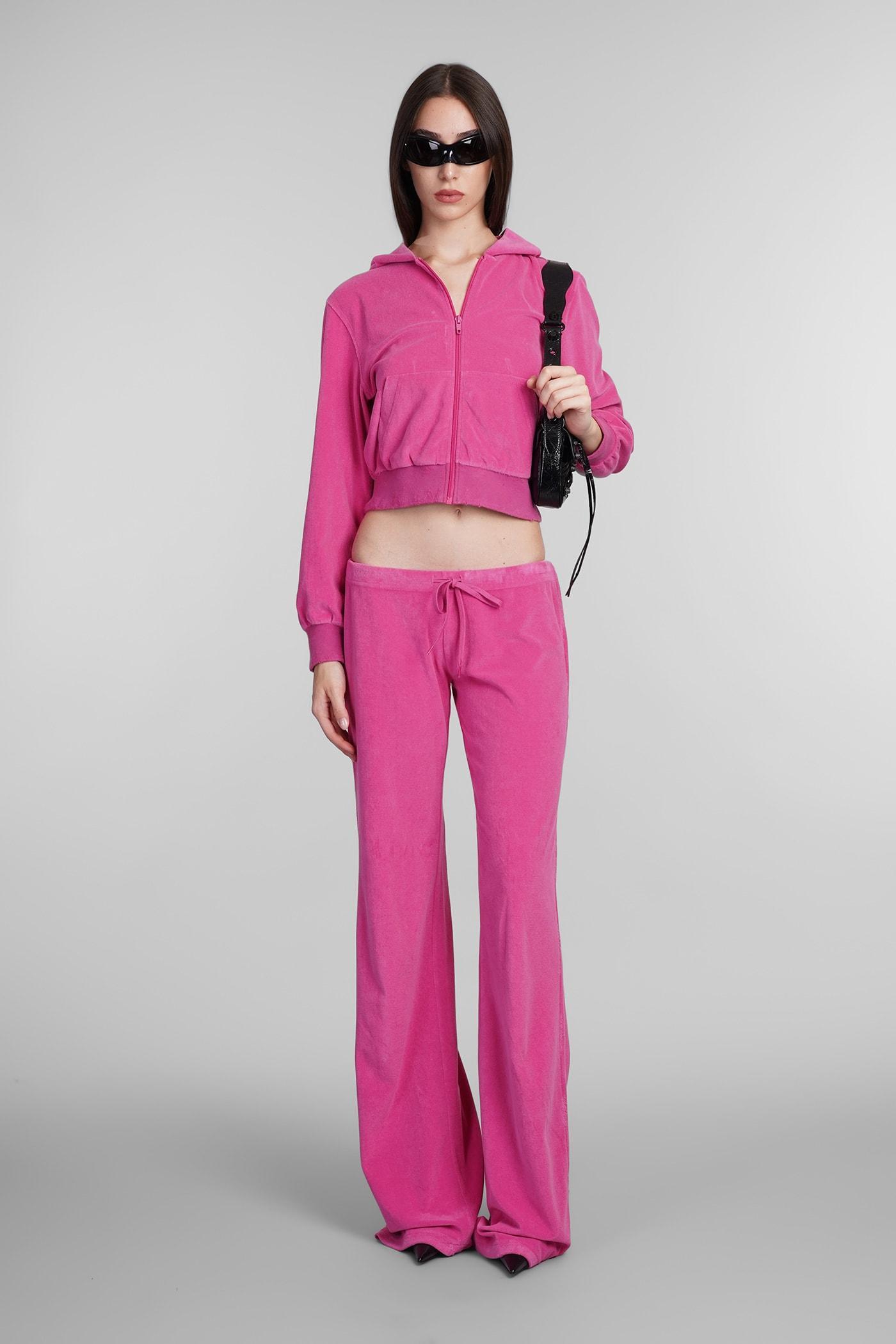 BALENCIAGA Fitted Tracksuit Jacket In Pink Product Image