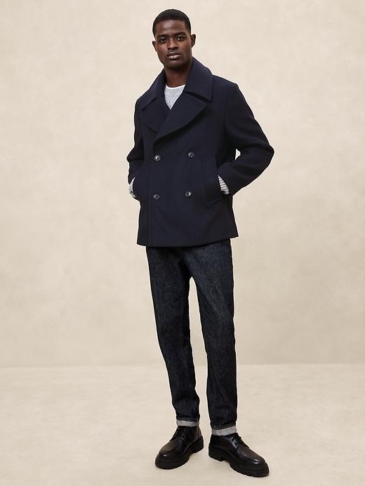 Wool-Blend Peacoat product image