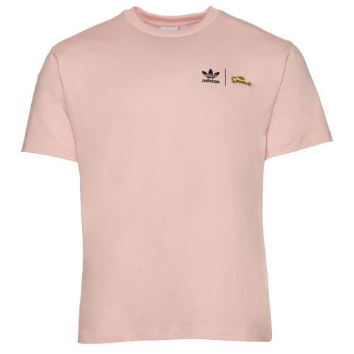 adidas Originals Mens Simpsons Couch T-Shirt - Pink/Pink Product Image