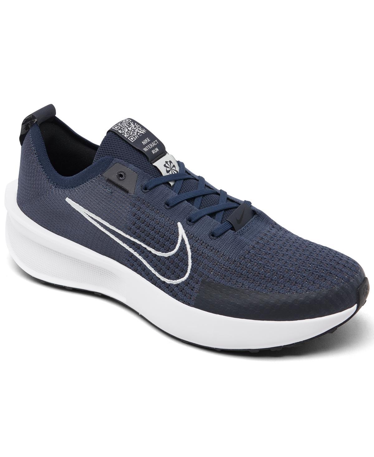 Nike Mens Interact Run Running Sneakers from Finish Line - College Navy Product Image