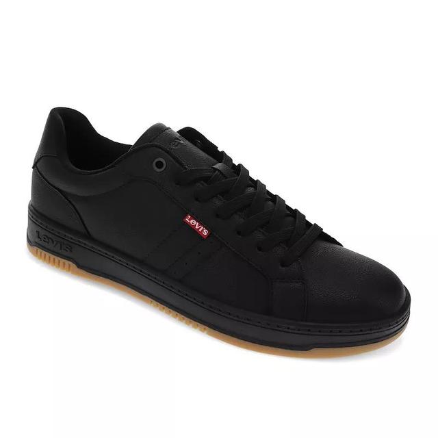 Levis Mens Carson Fashion Athletic Lace Up Sneakers - Black Product Image