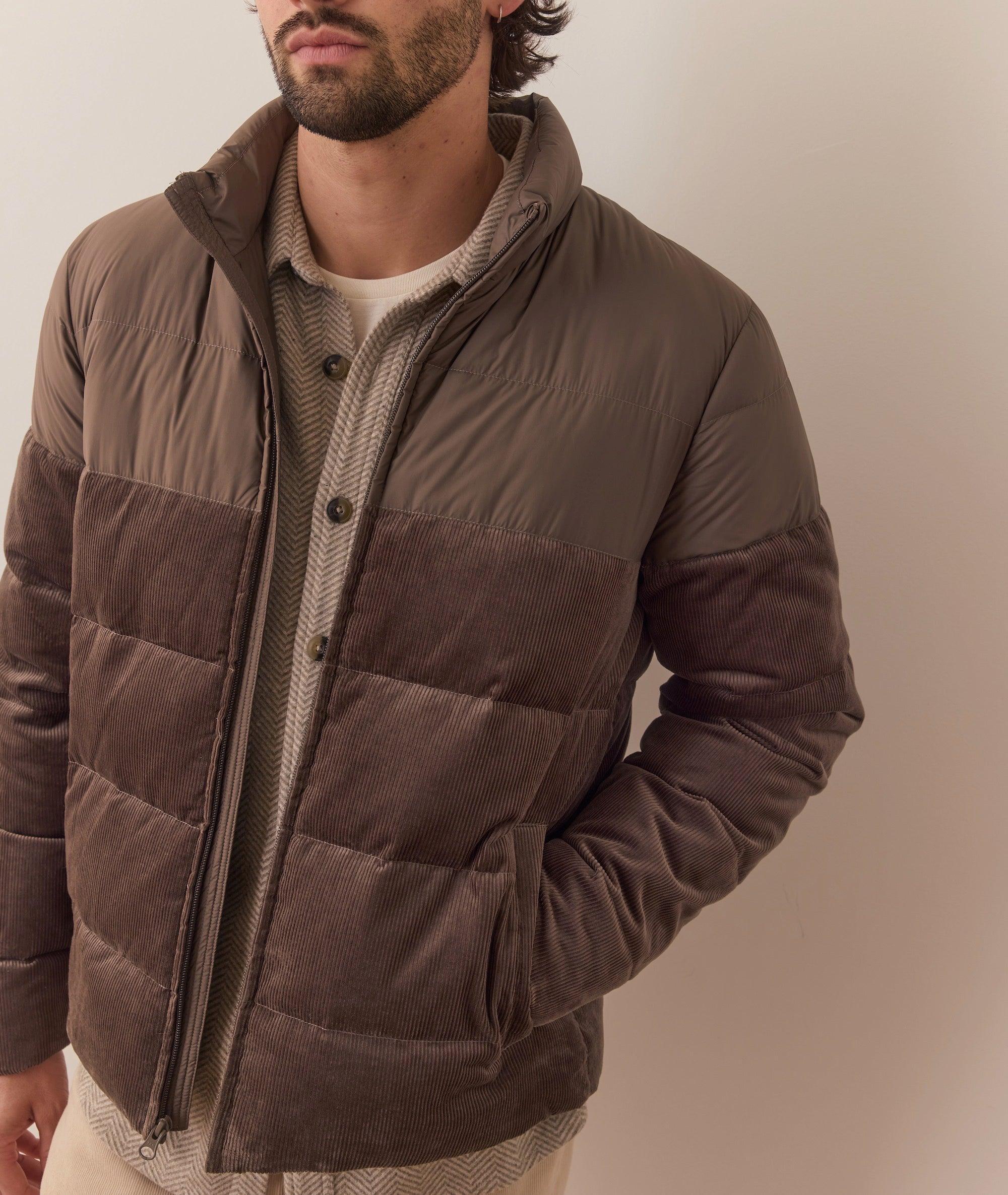 Miles Corduroy Puffer Jacket Product Image