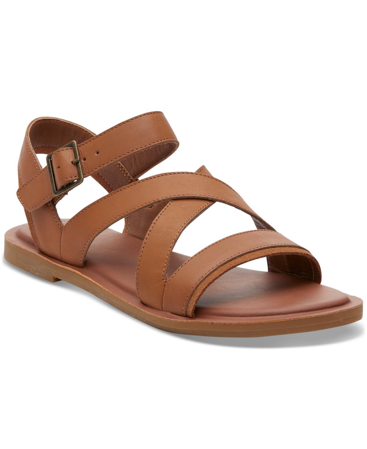 Toms Womens Sloane Strappy Side-Buckle Flat Sandals Product Image