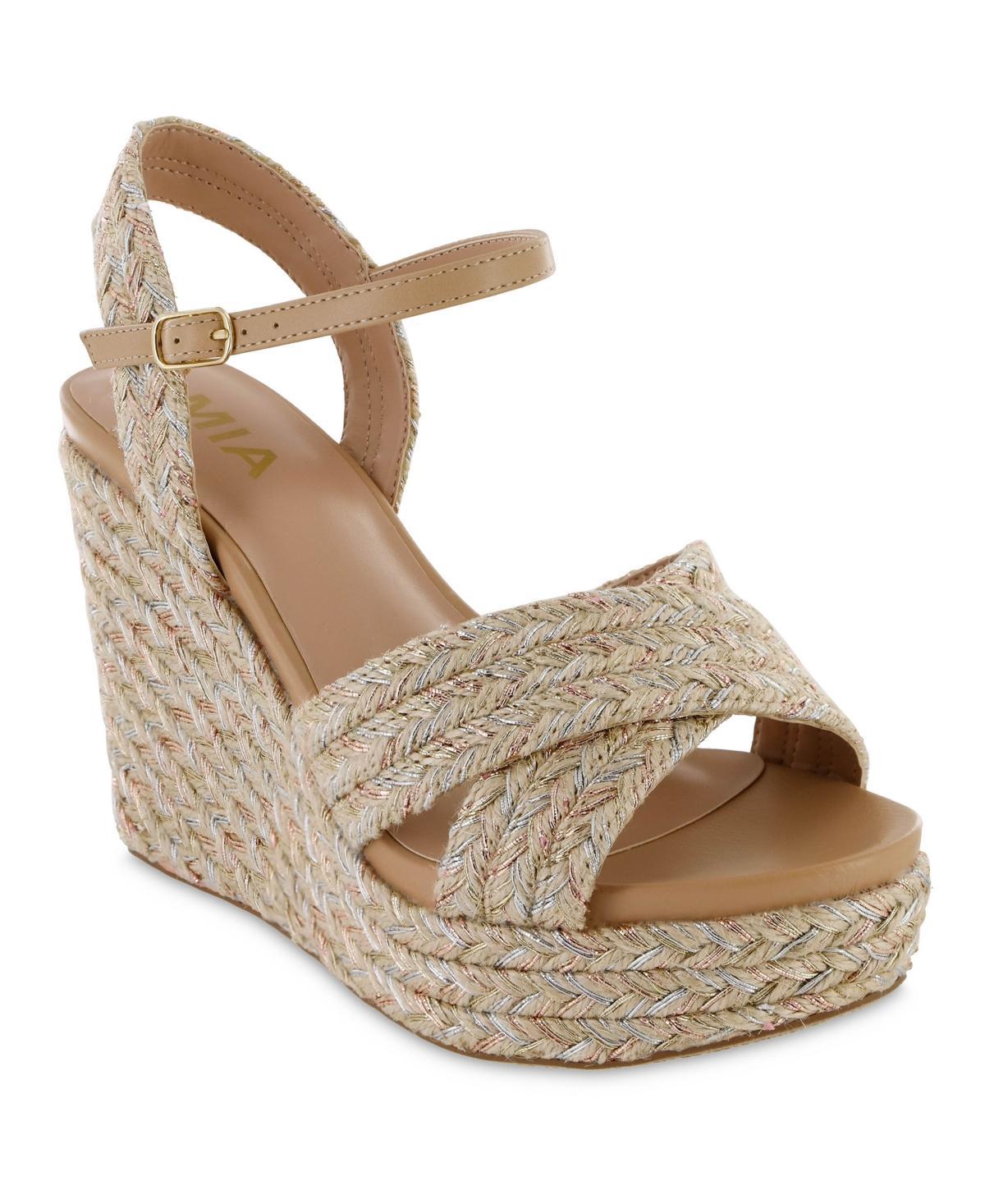 Mia Womens Alouette Wedge Sandals Product Image