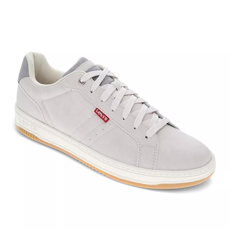 Levis Carson Mens Sneakers Grey Gray Product Image