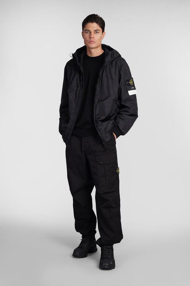 STONE ISLAND Jacket In Black Product Image