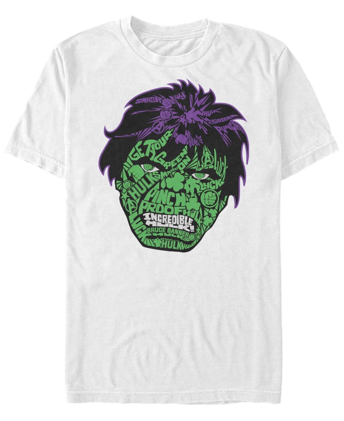 Mens Marvel Hulk Head Shot St. Pattys Tee Product Image