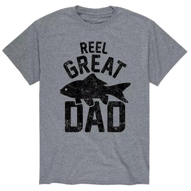 Mens Reel Great Dad Fishing Tee Product Image