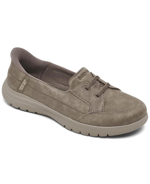 Skechers Womens Slip-ins: On-the-go Flex Leather Walking Sneakers from Finish Line Product Image