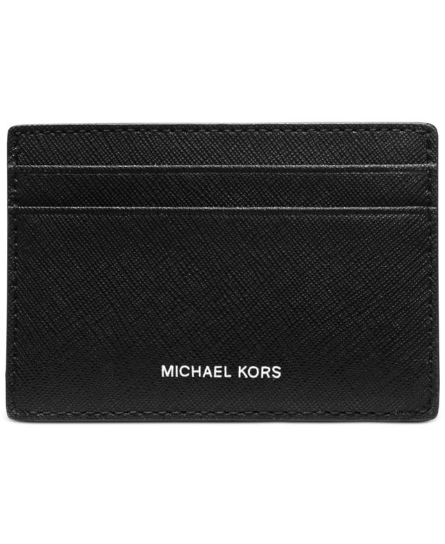 Michael Kors Mens Mason Saffiano Leather Card Case - Black Product Image