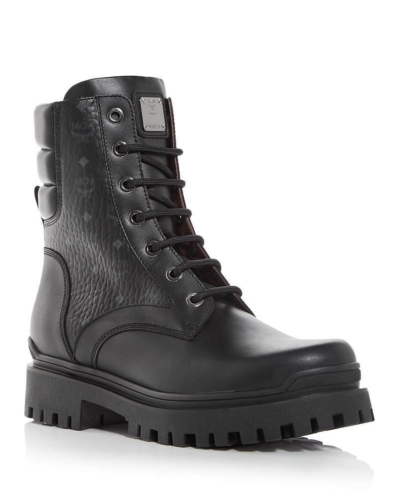 MCM Visetos Monogram Combat Boot Product Image