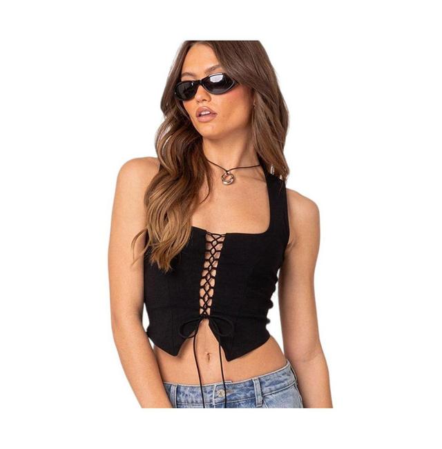 Women's Samantha lace up top Product Image