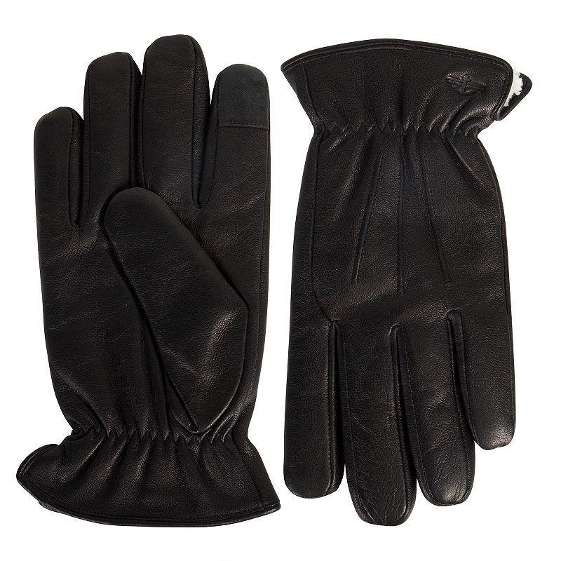 Mens Dockers Trigger Finger Leather Touchscreen Gloves Product Image