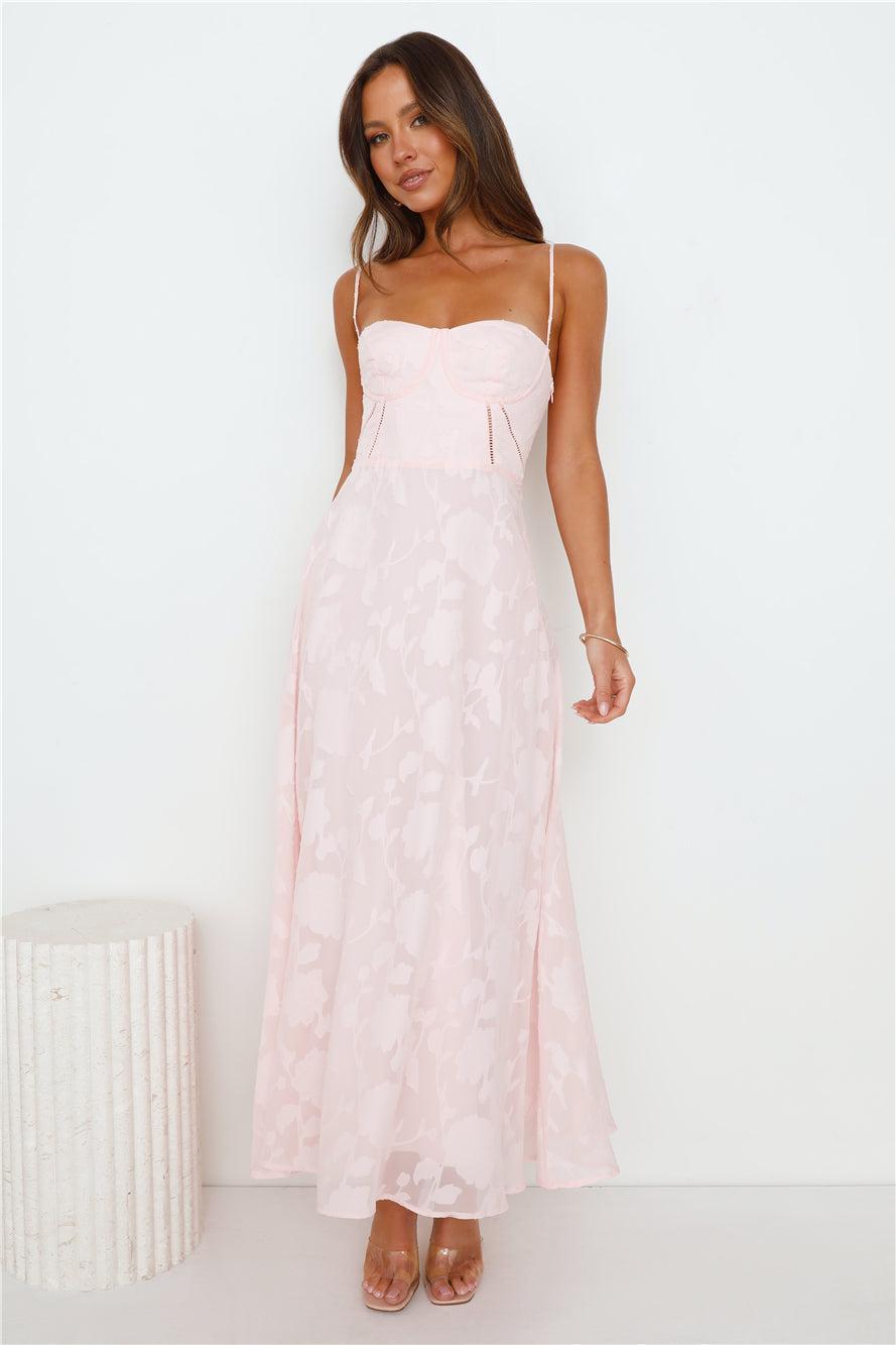 Softest Sand Maxi Dress Pink Product Image