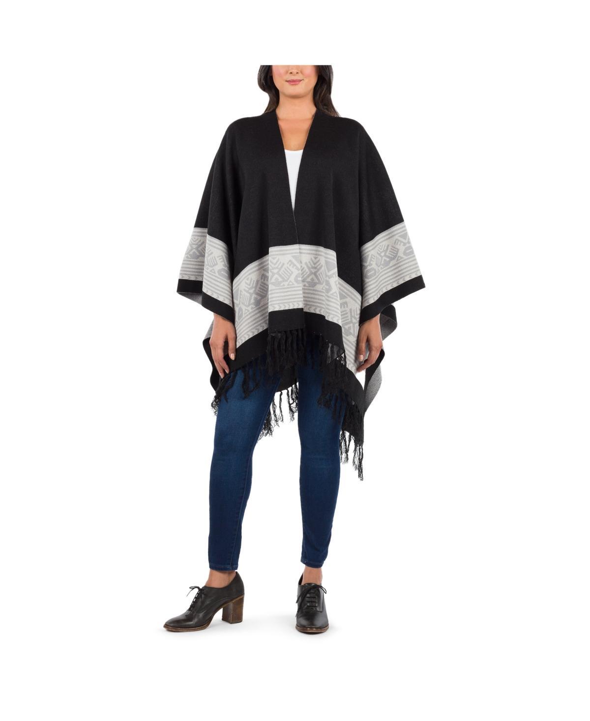 Patricia Nash Womens Boho Cape Sweater Product Image