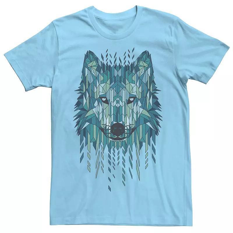 Mens Geometric Wolf Graphic Tee Product Image