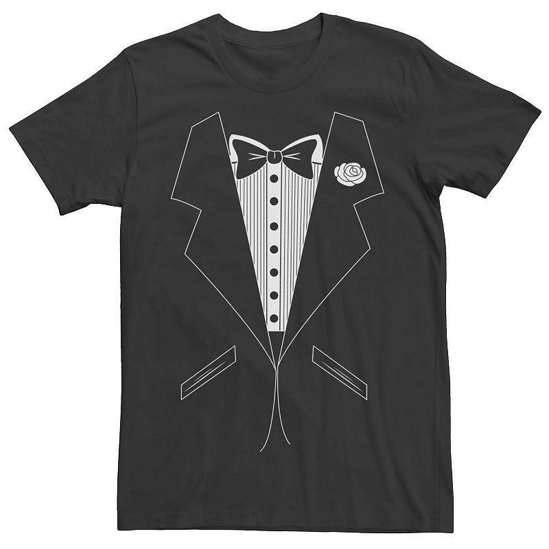 Mens Basic Tuxedo Tee Black Product Image