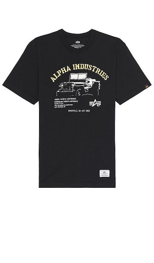 ALPHA INDUSTRIES Jeep Tee Size L, S. Product Image