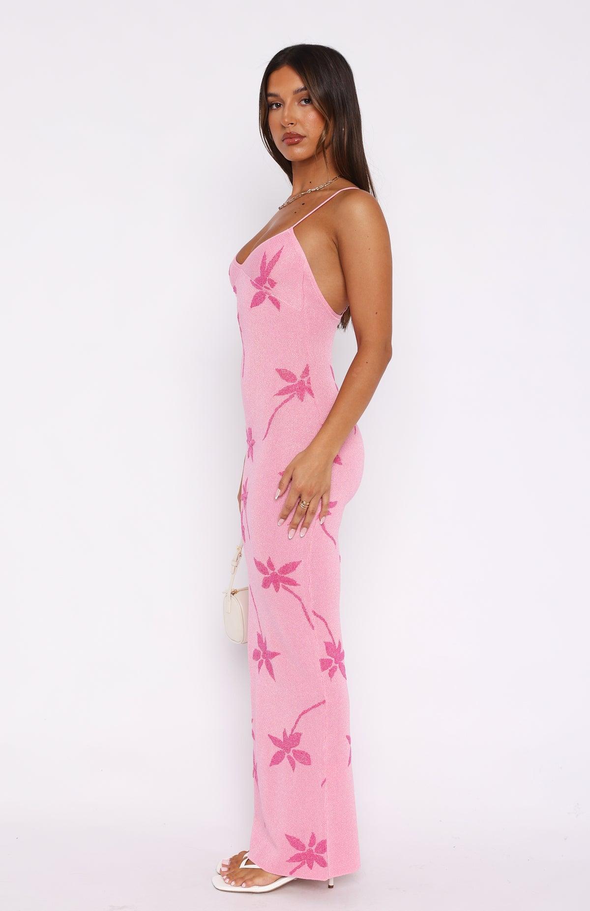 Trust Issues Maxi Dress Pink Product Image