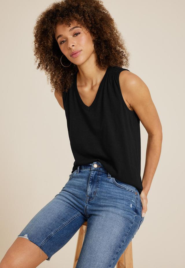 24/7 Morgan V Neck Tank Top Product Image