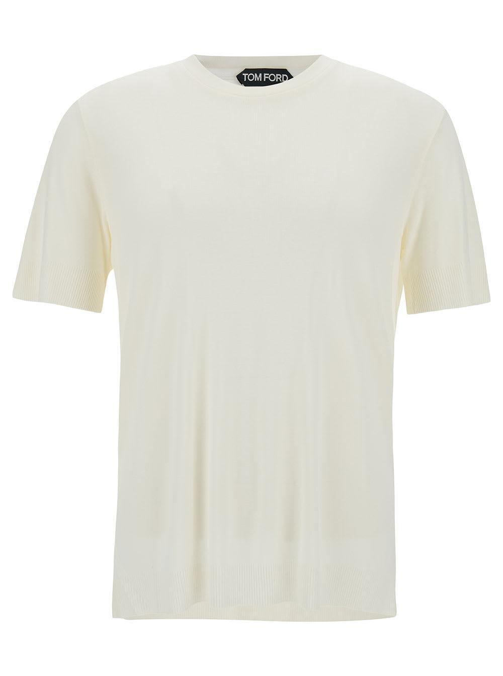 TOM FORD T-shirt Knit In White Product Image