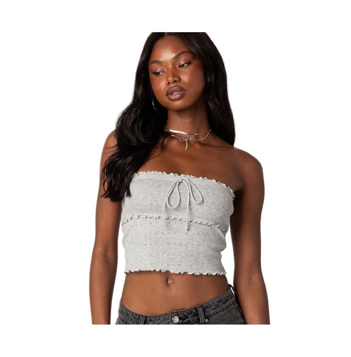 Women's Savannah Pointelle Tube Top Product Image