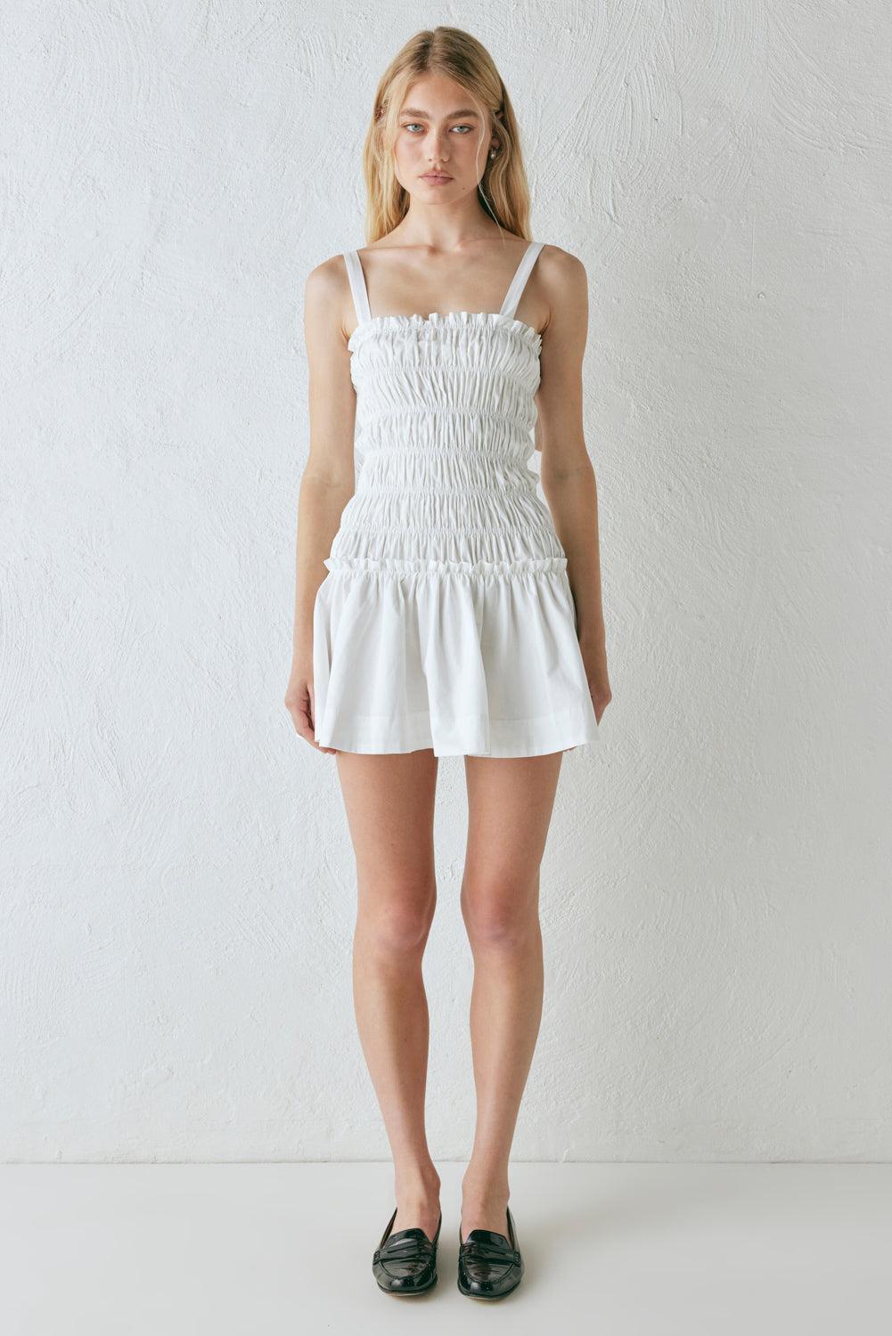 Gabi Mini Dress White Product Image