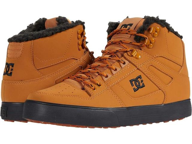 DC Pure High-Top WC WNT (Wheat/Black) Men's Skate Shoes Product Image