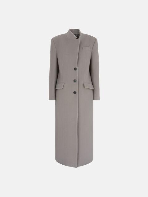 Grey long coat Product Image