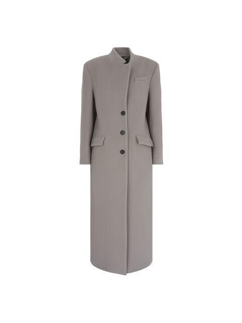 Grey long coat Product Image