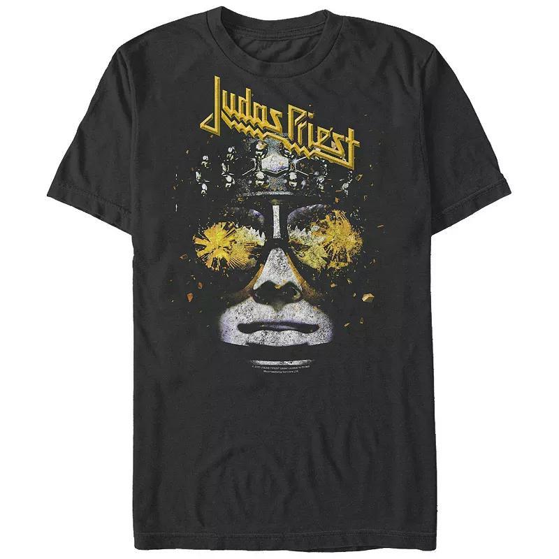 Mens Judas Priest Killing Machine Graphic Tee Blue Product Image