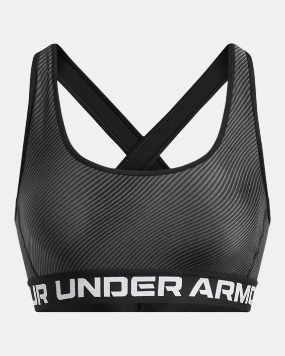 Women's Armour® Mid Crossback Printed Sports Bra Product Image