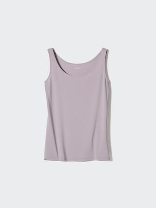 Womens Airism Sleeveless Top with Moisture-Wicking Purple XS UNIQLO US Product Image