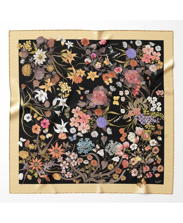 Elizabetta Flora - Hand Rolled Silk Foulard for Women Product Image