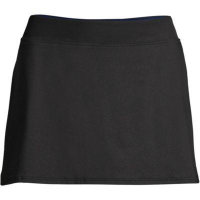 Plus Size Lands End UPF 50 Tummy Slimmer Swim Skirt, Womens Dark Blue Product Image