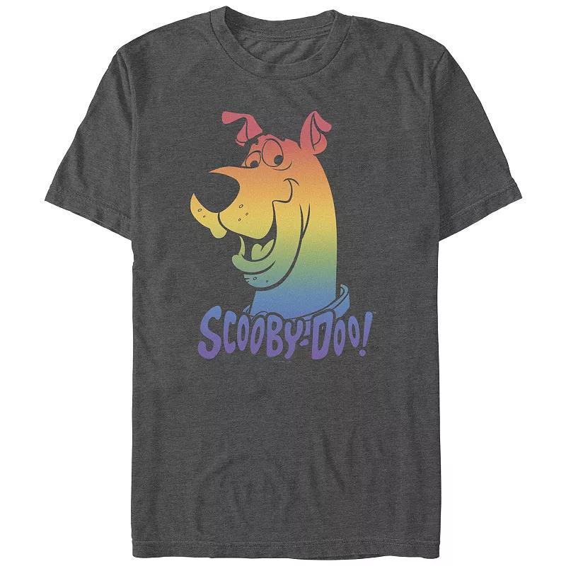 Mens Scooby-Doo Pride Graphic Tee Grey Heather Product Image