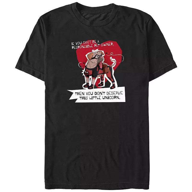 Big & Tall Marvel Deadpool & Wolverine Dogpool Little Unicorn Graphic Tee, Mens Product Image