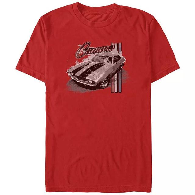 Mens Chevrolet Camaro Stripes Poster Graphic Tee Product Image