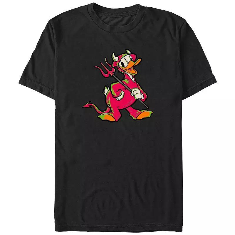 Disneys Hundred Donald Duck Devil Costume Mens Graphic Tee Product Image